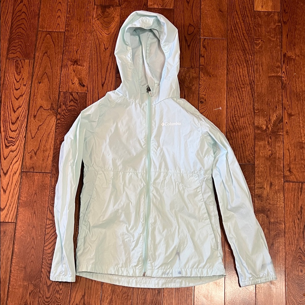 Columbia Sky Blue Hooded Jacket